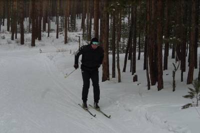 Росгвардеец из Бурятии встал на лыжи в поддержку спортсмена Александра Большунова