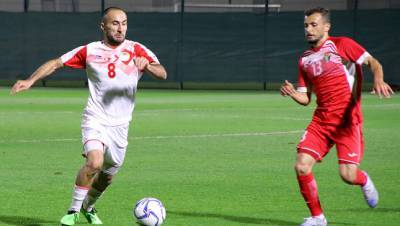 Сборная Таджикистана уступила Иордании в первом товарищеском матче в Дубае