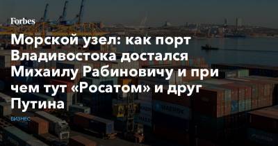 Морской узел: как порт Владивостока достался Михаилу Рабиновичу и при чем тут «Росатом» и друг Путина