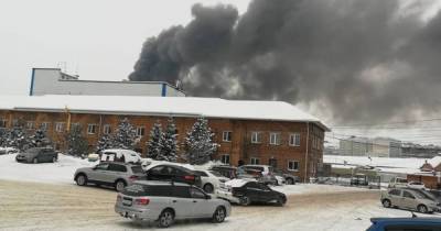 Площадь пожара в Красноярске выросла до 3,5 тысячи кв. метров