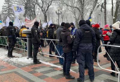 В центре Киева полиция усилила меры безопасности