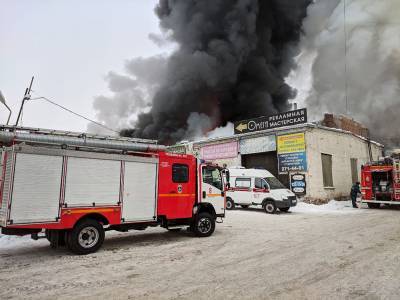 Появилось видео смертельного пожара в Красноярске