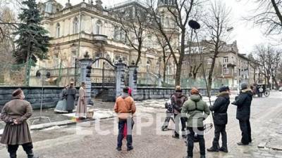 Львов при "бабкушке Австрии": в городе продолжаются съемки исторического фильма