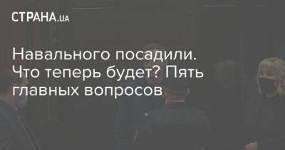 Навального посадили. Что теперь будет? Пять главных вопросов