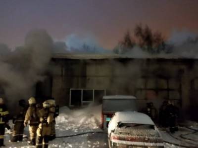 В Уфе в пожаре в складских помещениях погиб человек