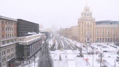 Снегопад в Москве продлится более суток