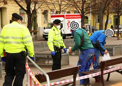 Полиция Праги назвала число нарушителей карантинных мер