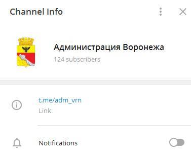 Для удобства воронежцев мэрия запустила официальный телеграм-канал