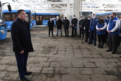 Губернатор Игорь Руденя посетил Верхневолжское АТП