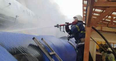 Крупный пожар в "Эпицентре" в Первомайске: пострадавших оказалось четверо