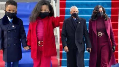 Фото с детьми, которые повторили образ Обам с инаугурации Байдена, очаровали сеть