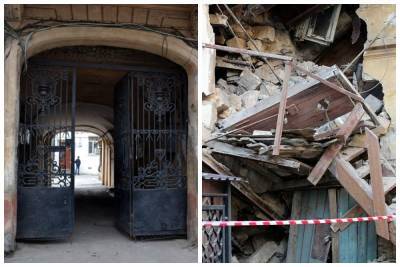 В центре Одессы обрушилась стена жилого дома, кадры ЧП: "Жильцов предупреждали, однако..."