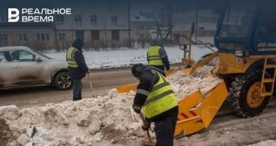 Власти Елабуги представили график уборки придомовых территорий от снега