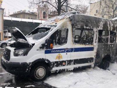 МВД: в Москве задержан подозреваемый в поджоге автомобиля Росгвардии 31 января