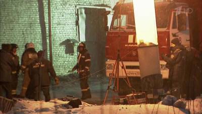 В Красноярске почти 10 часов тушили крупный пожар