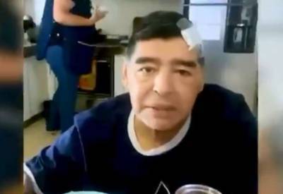 В сети показали последнюю прижизненную видеозапись Марадоны (ВИДЕО)