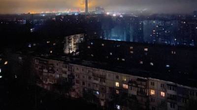 В следствии аварии на Запорожской ТЭС, в нескольких городах пропали водоснабжение и электричество