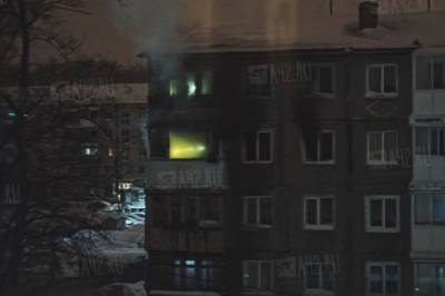 В Кемерове 33 человека тушили пожар в пятиэтажке на проспекте Ленина