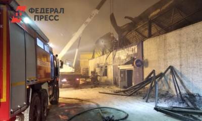 СК возбудил дело после пожара на складе автозапчастей в Красноярске