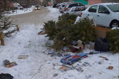Чиновники нашли нарушения во дворе на Заозёрной, где убрали мусорную площадку под парковку