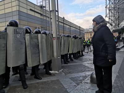 В вчерашний день в Петербурга за участие в акции 31 января арестовали 38 человек
