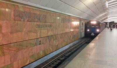На фиолетовой линии московского метро произошел сбой