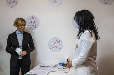 В Красногорске Ольга Забралова проверила ход вакцинации от COVID-19