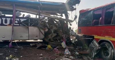 В Гане столкнулись два автобуса, погибли 17 человек (ФОТО)