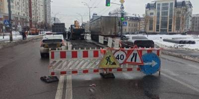 Движение по улице Максимовича в Киеве ограничили до конца февраля