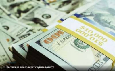 Украинцы ринулись скупать доллары и евро