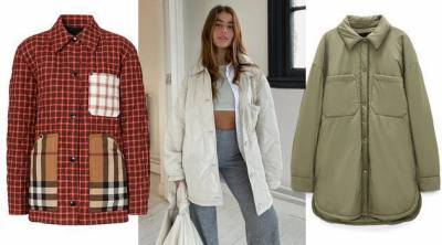 «Дутые» куртки-рубашки— обязательная вещь в весеннем гардеробе