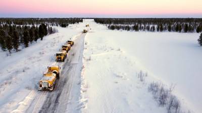 На севере Красноярского края «Роснефть» построила 800 км зимников