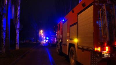 На Украине назвали причину пожара в больнице в Запорожской области