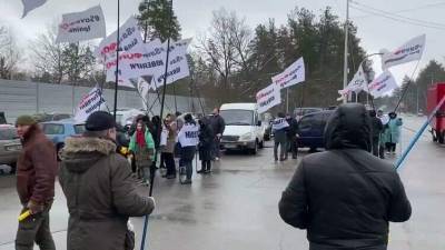 ФОПы митингуют возле резиденции Зеленского (ВИДЕО)