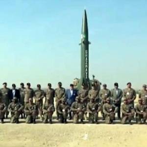 В Пакистане прошли испытания баллистической ракеты Ghaznavi. Видео