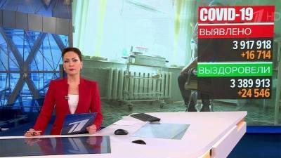 В России за сутки выявлено 16714 новых случаев коронавируса