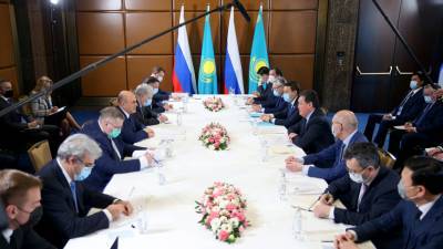 Премьер-министры России и Казахстана провели переговоры