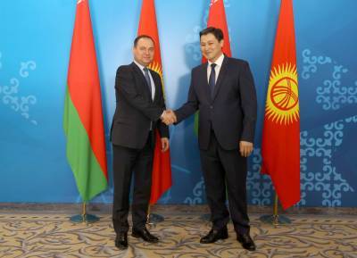 Беларусь рассчитывает на новые проекты с Кыргызстаном - Роман Головченко
