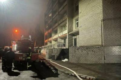 В Запорожье задержан первый подозреваемый в пожаре в больнице
