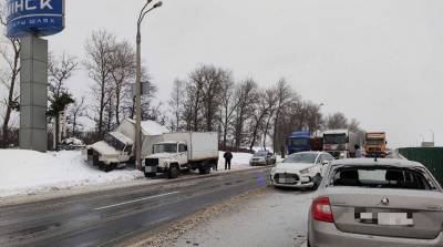 ДТП с участием трех авто произошло в Минске