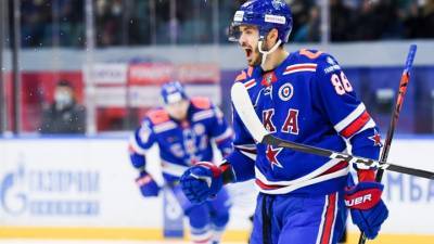 Хоккеисты СКА нанесли поражение "Локомотиву" в КХЛ