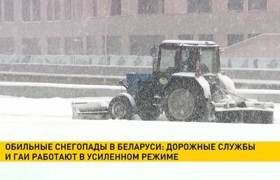 Мощные снегопады накрыли Беларусь. На дорогах 10-балльные пробки, ночью до -25℃