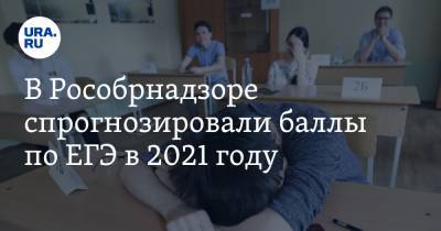 В Рособрнадзоре спрогнозировали баллы по ЕГЭ в 2021 году
