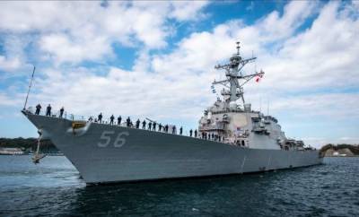 Китай выразил протест в связи с эсминцем США в Тайваньском проливе