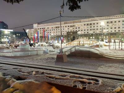 Ледовый городок в Челябинске после оттепели откроют без фигур и горки