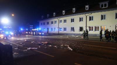 В здании отделения Красного Креста в Меммингене взорвался газ