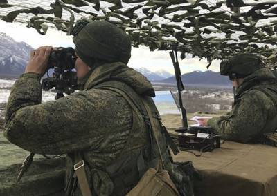 Российские военные в Южной Осетии впервые применили беспилотники в горах
