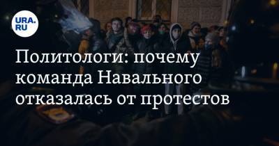 Политологи: почему команда Навального отказалась от протестов
