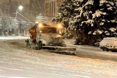 Коммунальщики заранее подготовились к прошедшему снегопаду в Рязани