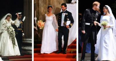 За кулисами королевской свадьбы: редкие фото с церемоний бракосочетания монархов